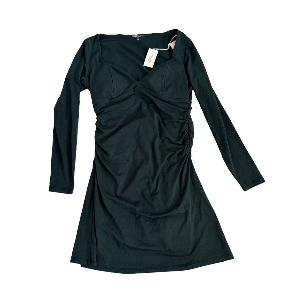 New Abercrombie & Fitch Bra-Free Collection Green Bodycon Dress Size M NWT